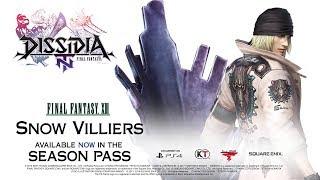 DISSIDIA FINAL FANTASY NT – Snow Villiers Joins the Fight