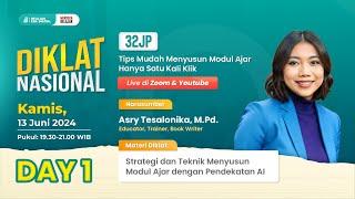 Diklat ! Strategi dan Teknik Menyusun Modul Ajar dengan Pendekatan Al