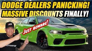 DODGE DEALERS PANICKING TO DUMP INVENTORY! SCREWED IF THEY DON'T!