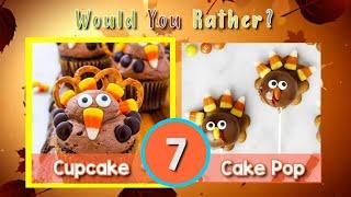 Would you Rather? Thanksgiving Sweets Edition | Thanksgiving Kid Brain Break | PhonicsMan Fitness