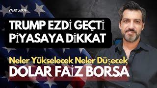 TRUMP EZDİ GEÇTİ| PİYASADA YENİ DÖNEM| YÜKSELECEKLER VE DÜŞECEKLER| Emre ŞİRİN #trump #altın #borsa