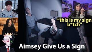 Aimsey Loses It While Sykkuno, Valkyrae & Ranboo Takes Selfies With Her Body