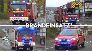 [KELLERBRAND!] - Großeinsatz für die Feuerwehr OVERATH | Einsatzfahrten