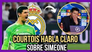  ¡Courtois responde a Simeone tras la controversia de los penales | Noticias del Real Madrid hoy!