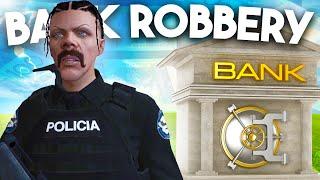 trolling police during a bank robbery in gta 5 rp