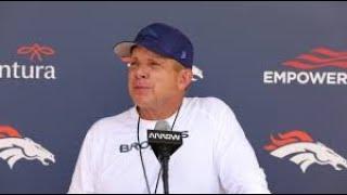 Denver Broncos HC Sean Payton SPEAKS TO THE MEDIA Following Day 7 of Training Camp!!