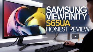 Samsung Viewfinity S65UA Monitor honest Review 2024 #techreview #samsung #samsungmonitor #honest