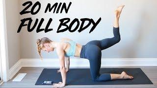 20 MIN FULL BODY WORKOUT | At Home & Equipment Free