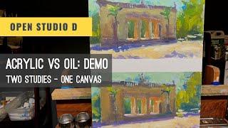 Acrylic vs Oil. Painting Demo with Vlad Duchev