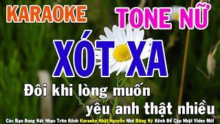 Xót Xa Karaoke Tone Nữ Nhạc Sống - Phối Mới Dễ Hát - Nhật Nguyễn