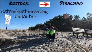 Ostseeküstenradweg ganz für mich: eine Wintertour von Rostock nach Stralsund mit dem Gravelbike