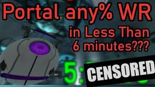 Portal any% Speedrun in 5:57! [FORMER WR]