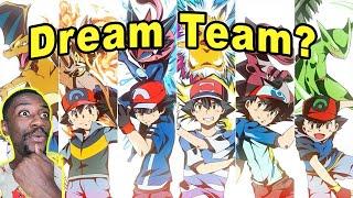 His True Team! Lumiose Trainer Zac - Ash Ketchum's FINAL Ultimate Team Reaction