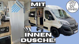 3 Personen Camper mit mobiler Innendusche 