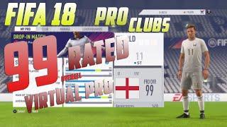 FIFA 18 PRO CLUBS 99 RATED GLITCH! 