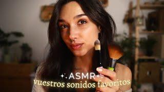 ASMR vuestros sonidos favoritos | Tapping, scratching, focus on me...