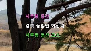 경북 농암면 화산리 시루봉 등산, 시루봉 가는 길, 반송 천연기념물, 시루봉 해발876m