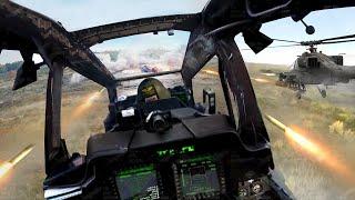 Insane Cockpit View of US AH-64 Apache in Scary Gunnery Exercise