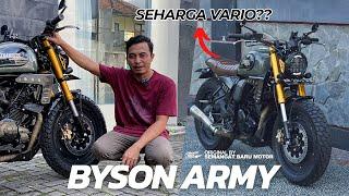 Beli SCRAMBLER basic YAMAHA BYSON seharga HONDA VARIO ?! WORTH IT KAH ?!