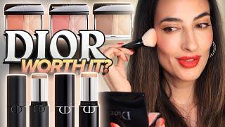 DIOR FOUNDATION & CONTOUR STICKS + BLUSH DUOS  Demos & Wear Test You NEED to See!