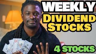Get Paid DIVIDENDS Every Single Week With These 4 Stocks