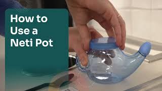 How to Use a Neti Pot