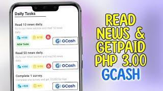 Read NEWS! Paano kumita ng FREE GCASH sa pagbabasa lang ng balita!