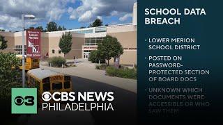Lower Merion School District says a data breach was caused by a computer glitch