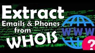 Extract Emails From Whois