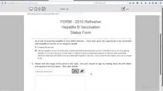 Signing Forms in Proprofs