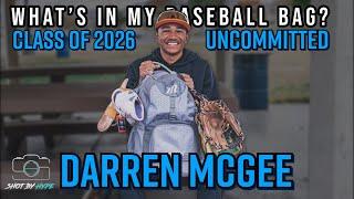 What's In My Baseball Bag? With Darren McGee Class Of 26' MIF out of Las Vegas