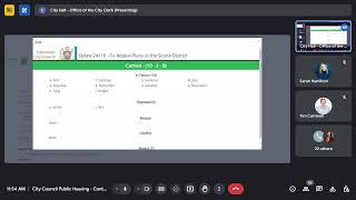 June 26, 2024 - City Council Public Hearing on District Planning (Continuation)