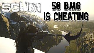 SCUM - Crazy M82A1 kills & EASY raid! 50 BMG frags!