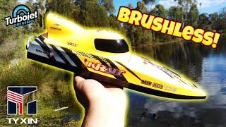 This TX749 New TurboJet Brushless Speed Boat is GREAT for Under $100AU