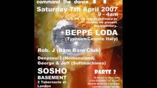 Beppe Loda. Sosho Basement London. UK. 07.04. 2007  Live pt.2