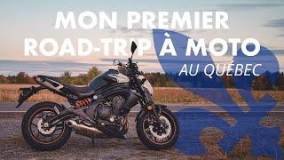 Mon premier road-trip à moto au Québec.