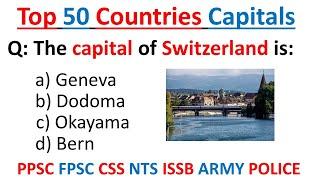 Countries and their Capitals | Name of capital cities | Knowledge Portal