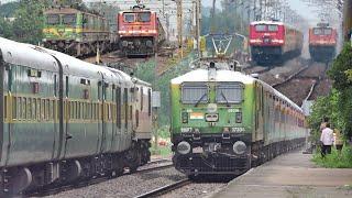 High Speed PERFECT Crossing TRAINS | PART - 4 | Diesel Trains and Electric Trains | Indian Railways
