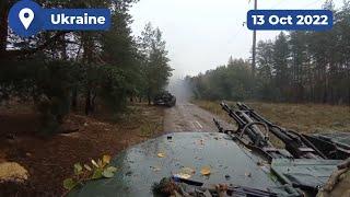 Ukraine ZSU-23-4 Shilka firing against ground targets 