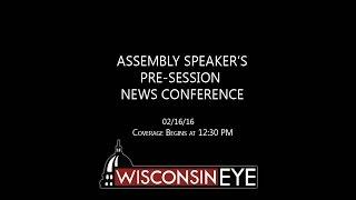 News Conferences: Preview of Assembly Floor Session