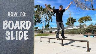 How To: BOARDSLIDE (Back Foot Secret) | Boardslide Tutorial
