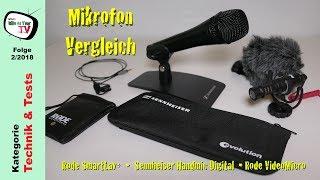 Mikrofon Vergleichstest | Rode SmartLav+ | Sennheiser Handmic Digital | Rode VideoMicro