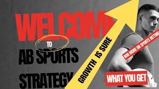 WELCOME TO MY CHANNEL | AB SPORTS STRATEGY