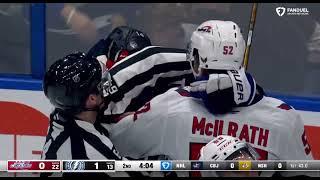 Chaos Ensues After Hendrix Lapierre Snow Showers Andrei Vasilevskiy