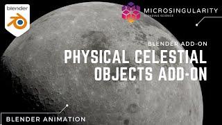 Physical Celestial Objects Add-On for Blender Demo