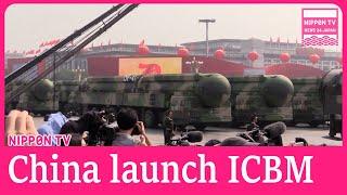 China test launches intercontinental ballistic missile with dummy warhead