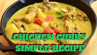 HOW TO COOK CHICKEN CURRY FILIPINO FOOD/FYI CHANNEL