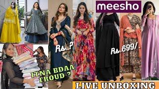 Meesho *Huge* Trendy Anarkali Haul || Omg  Isse Acha Kbhi Nahi Diya Start Rs.? || Try-On Haul