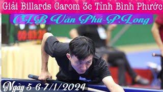 TÙNG KA (B.ĐỐP) Vs PHILIP LAM (TT3) - Giải Biliards Carom 3C Clb VĂN PHÚ - PHƯỚC LONG - BP