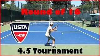 USTA 4.5 Tournament: Round of 16 - UTR 7 Ben V.S. UTR 8 Andrew